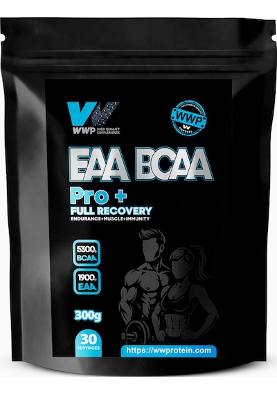 Wwp Eaa Bcaa Pro+ Full Recovery, Tam  Dayanıklılık + Kas +300g Ananas Aromalı. Ananas