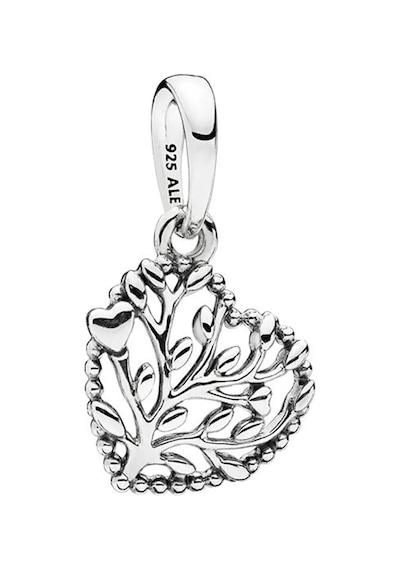 Nur Silver Flourishing Hearts Gümüş Sallantılı Charm - NUR-CM00353