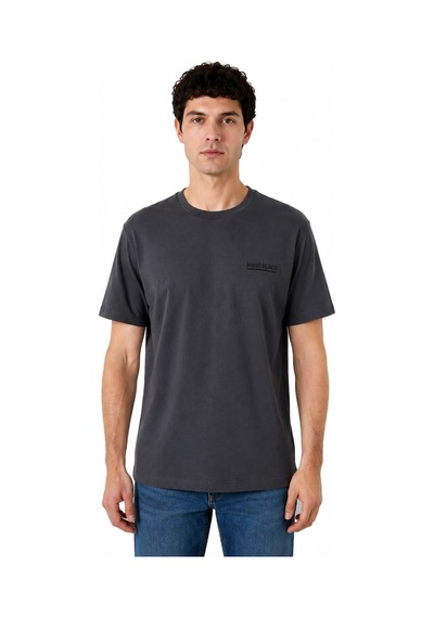 Mavi M0613533-70087 Mavi Black Baskılı T-shirt Erkek Tişort Füme