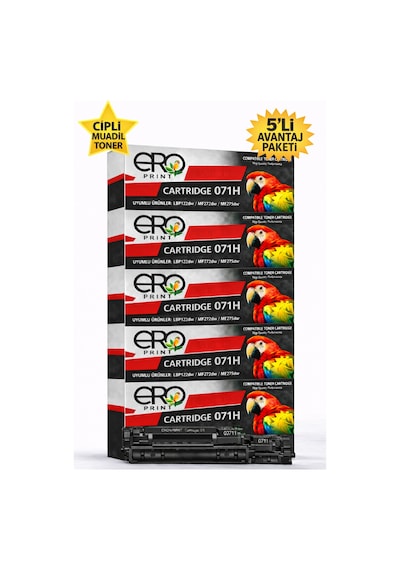 Canon İ-sensys Mf272dw Çipli Uyumlu Toner - 2500 Sayfalık - 5'li Menü