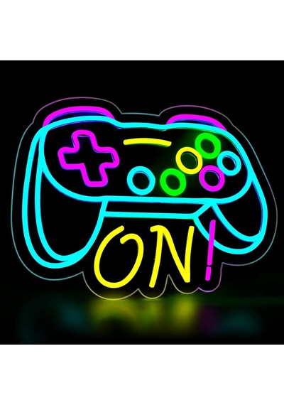 Gamer Neon Tabela Erkek Çocuk Oyun Odası Yatak Odası Duvar Dekoru, Genç Çocuklar İçin Hediyeler, Video Oyunu Erkek Diğer
