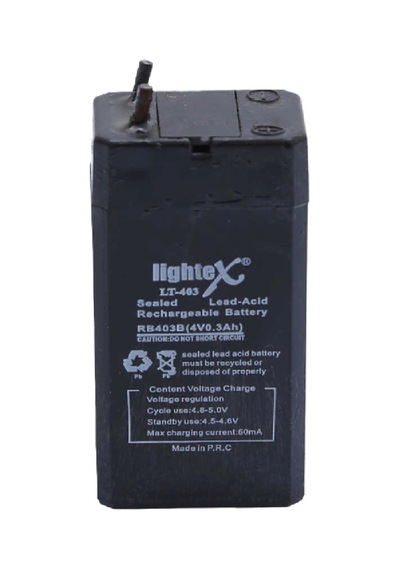 Lightex Lt-403 4v 300mah Bakımsız Işıldak Aküsü