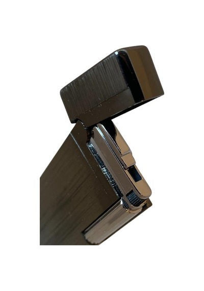 Fırçalı Gunmetal Slim Soft Flame Çakmak - Tr6689