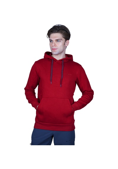 Alpinist Stream Erkek Kapşonlu Sweatshirt BORDO Bordo