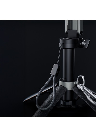 Lenyes Lph112 Dolgu Işıklı 360 Derece Dönebilen 3in1 Selfie Çubuğu Ve Tripod Siyah