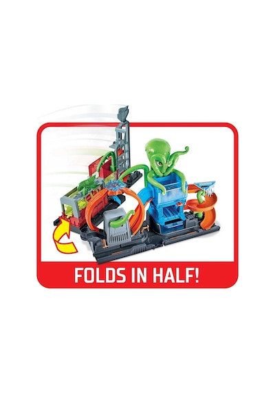 Hot Wheels Dev Ahtapot ile Araba Yıkama Oyun Seti - Gtt96