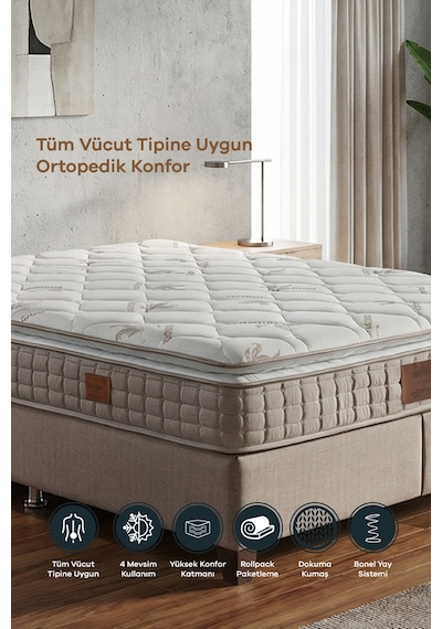 Mobyat Konfor Plus Ultra Full Ortopedik Pedli Tek Kişilik Yatak