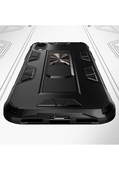 Apple Uyumlu iPhone Xr 6.1 Kılıf Zore Volve Kapak Kırmızı