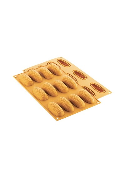 36.327.36.0065 Silikomart Pannocchıa 20 Silikon Kalıp Kahverengi
