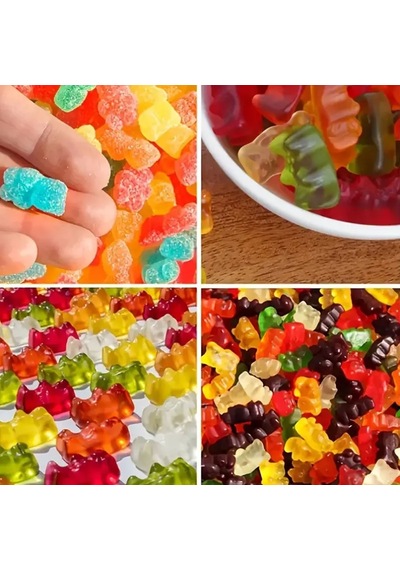 Tahtakale Toptancı Silikon Kek Kalıp Çikolata Minik Haribo Ayıcık Figür Kalıbı Şeker Hamuru Jelibon Kalıbı Çok Renkli