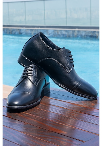 Klasik Dikişli Model +7 +9 cm Boy Uzatan Gizli Topuk Ayakkabı