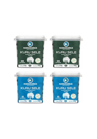 Marmarabirlik Kuru Sele Zeytin 400 Gr 3xs Ve Xs 4 Lü Paket