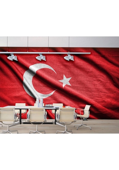 Dalgalanan Türk Bayrağı Duvar Kağıdı