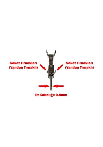 Otomobil, Motosiklet Vs. Için Kontak Erkek Terminali (3.5 Serisi)