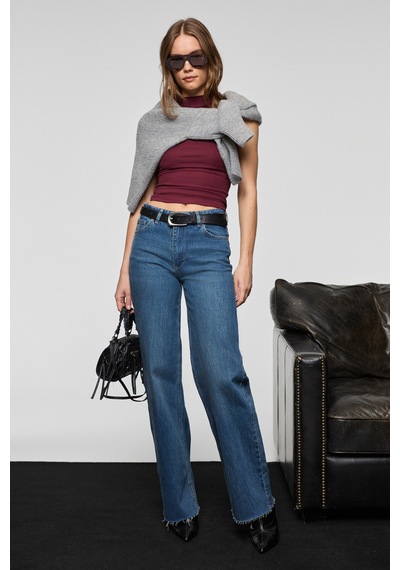 Grımelange Fable Kadın Straıght Fit Paçası Dikişsiz Bitişli Denim Koyu Mavi Jeans Koyu Mavi Grımelange Fable Kadın Straıght Fit Paçası Dikişsiz Bitişli Denim Koyu Mavi Jeans Koyu Mavi