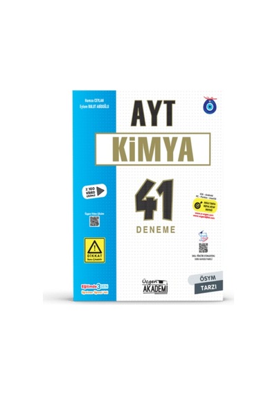 Üçgen Akademi Süper Kampanya Ayt Kimya Konu Özetli Soru Bankası + 41 Deneme