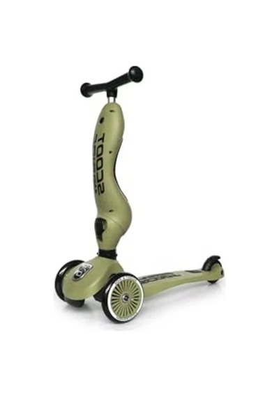 Oturaklı Çocuk Scooter - Olive Renkli Açık Füme - Füme - Kahverengi