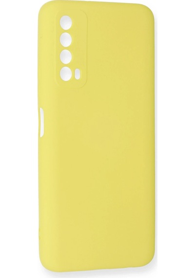 Newface - 145 - Huawei P Smart 2021 Kılıf Nano İçi Kadife Silikon - Novapazr - - Sarı