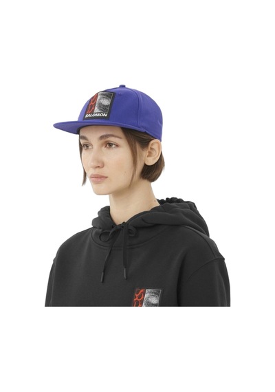Salomon Salomon Freestyle Flat Cap Unisex Mor Şapka 15439 Mor