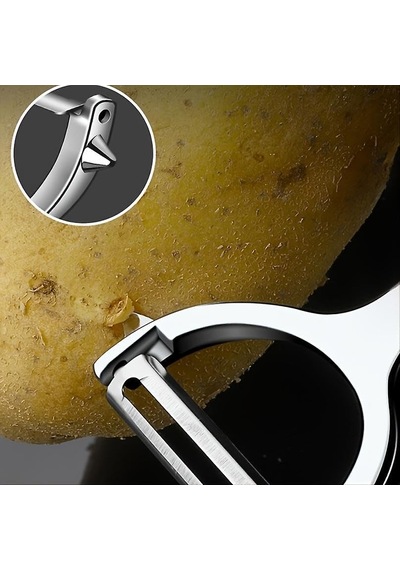 Paslanmaz Çelik Soyacak Patates Gözü Soyucu, V Şekilli, 16 Cm, Bulaşık Makinesi Uyumlu Diğer