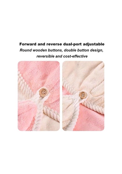 Xiyyadms 3'lü Mikrofiber Saç Havlusu - Süper Emici, Düğmeli, Hızlı Kurutma Pembe, Mavi, Yeşil Pembe Xiyyadms 3'lü Mikrofiber Saç Havlusu - Süper Emici, Düğmeli, Hızlı Kurutma Pembe, Mavi, Yeşil Pembe
