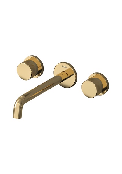 Teska E 5217 Tria Ankastre Lavabo Bataryası Altın