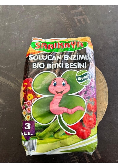 Solucan Enzimli Bio Bitki Besinli Toprak 3 Litre