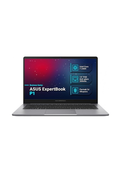 Asus Expertbook P1 P1403CVA-C716512G0D 010 Core 7 240H 16 GB 1 TB SSD 14" FHD W11P Dizüstü Bilgisayar
