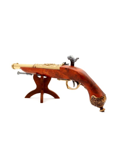 Denix Dekoratif Perküsyon Tabanca 38 Cm, Brescia İtalya 1825