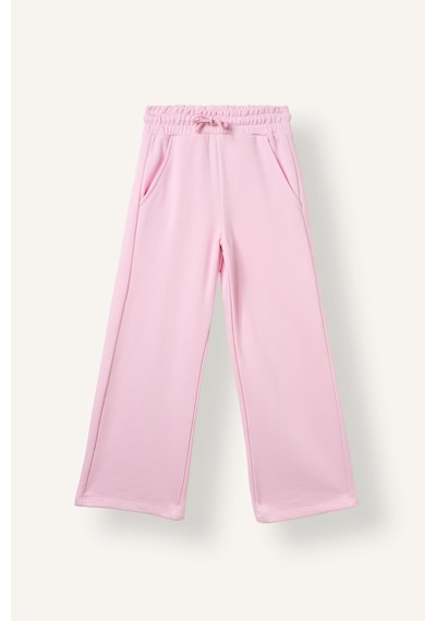 Defacto Beli Bağcıklı Wide Leg Eşofman Altı Kız Çocuk I4344a826aupn47 Pembe-pn47