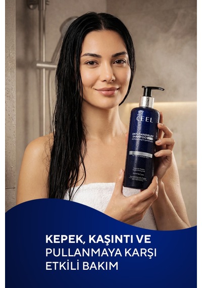 The Ceel Kepek Karşıtı ve Saç Derisi Bakımına Yardımcı Şampuan Zinc, Salisilik Asit ve Çay Ağacı Yağı 250 ML