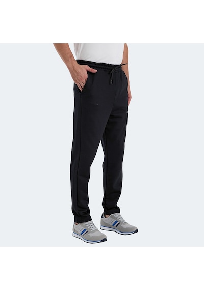 Slazenger KAYETAN Erkek Cepli Siyah Eşofman Altı