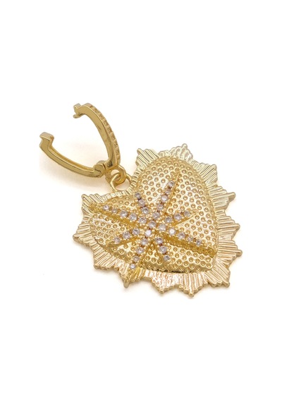 Ajda Charm Çelik Altın Kaplama Kadın Kalp Model-chr-125 Gold