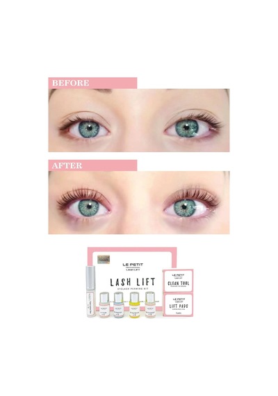 Kirpik Lifting Seti 10-12 Kullanım, Profesyonel Salon Etkisi, Evde 10 Dakikada Std Set