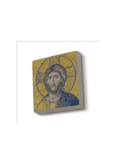 Ayasofya- Hz. İsa Mozaiği Baskılı Taş Magnet 5x5