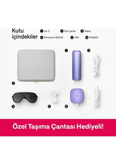 Air 3 Ipl Lazer Epilasyon Cihazı Mor