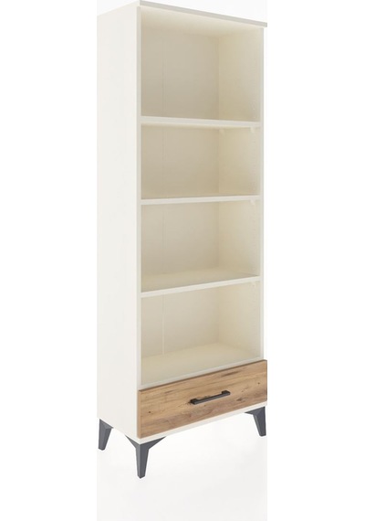 Arges Dolap 4 Raflı Tek Çekmeceli 60x30x163 Aytaşı-çam Aytaşı