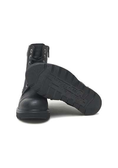 Harley Davidson Tums New Kadın Günlük Bot 025Z100630-BLACK-BASKILI-DERI Siyah