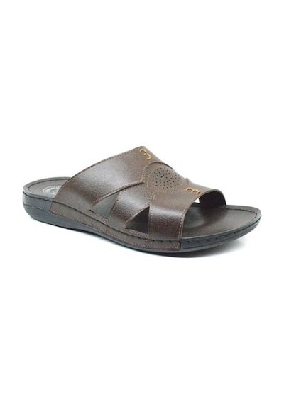 Carlaverde Anatomic Erkek Terlik 140250 Kahve Kahverengi