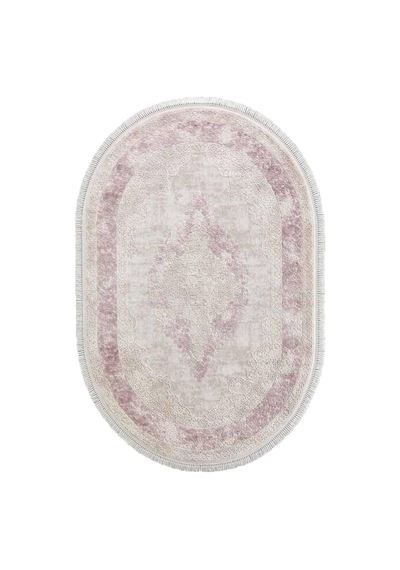 Flora Halı Ayşıl 1716A Pembe Oval