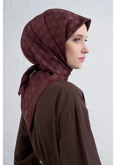 Armine Sura İpek Eşarp -2025/2026 -9412 Bordo