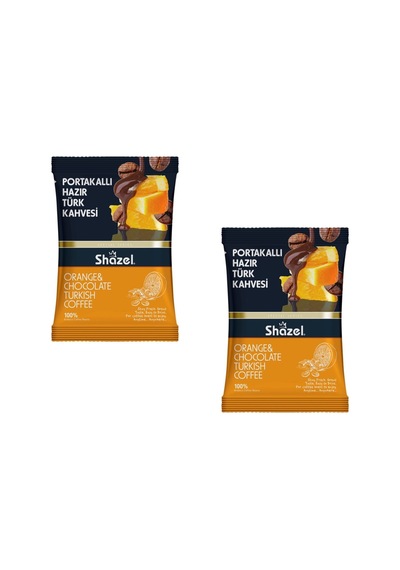 Shazel Portakallı Hazır Türk Kahvesi 2 x 100 G