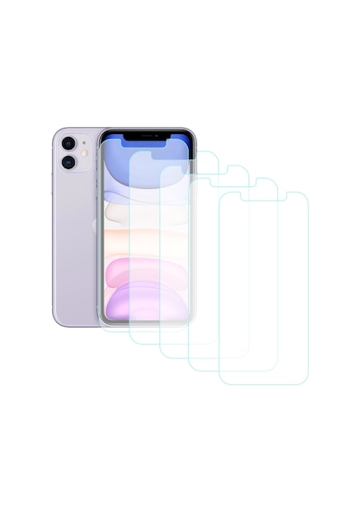 Notech Apple Uyumlu iPhone 11 Temperli Cam Ekran Koruyucu 5li Eko Paket