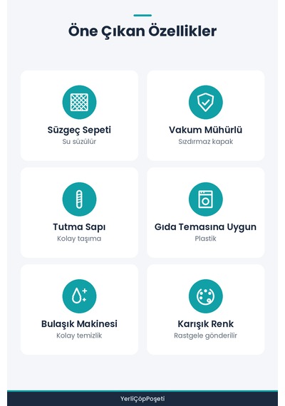 Süzgeçli Buzdolabı Saklama Kabı - Organizer - Vakum Mühürlü Kapak Çok Renkli