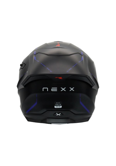 Nexx Y.100r React Mat Siyah-mavi Kask Mavı