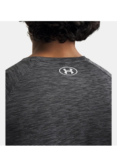 Under Armour Ua Tech Textured Ss Erkek T-shirt-31821 Siyah
