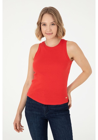 U.S. Polo Assn. Kadın Basic Tişört 50280072-vr030 992410