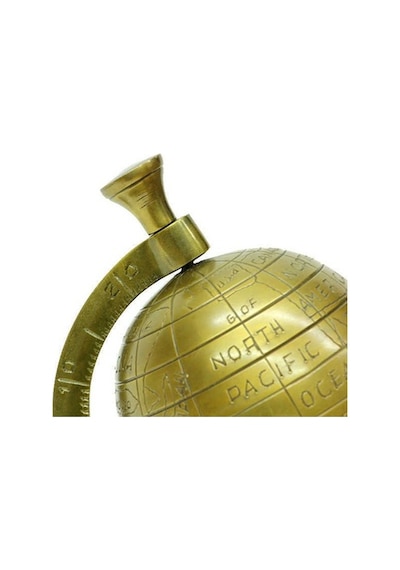 Yerküre Dünya Antik Bronz Renk 5''