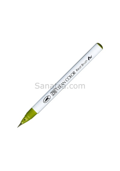 Zig Clean Color Real Brush Marker Fırça Uçlu Kalem 046 Mid Green