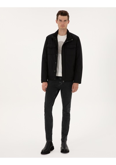 Pierre Cardin Erkek Siyah Mont 50310174-vr046